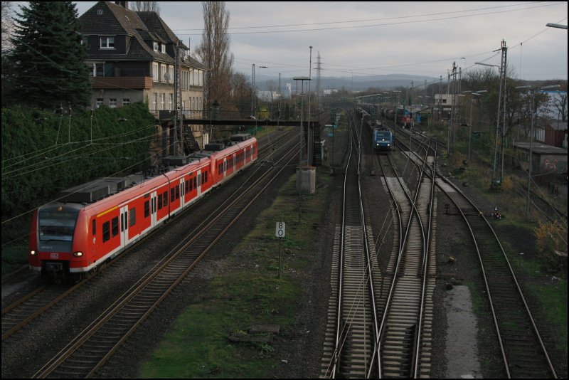 024/524 426 and a drive through Schwestertriebzug Hagen cable as