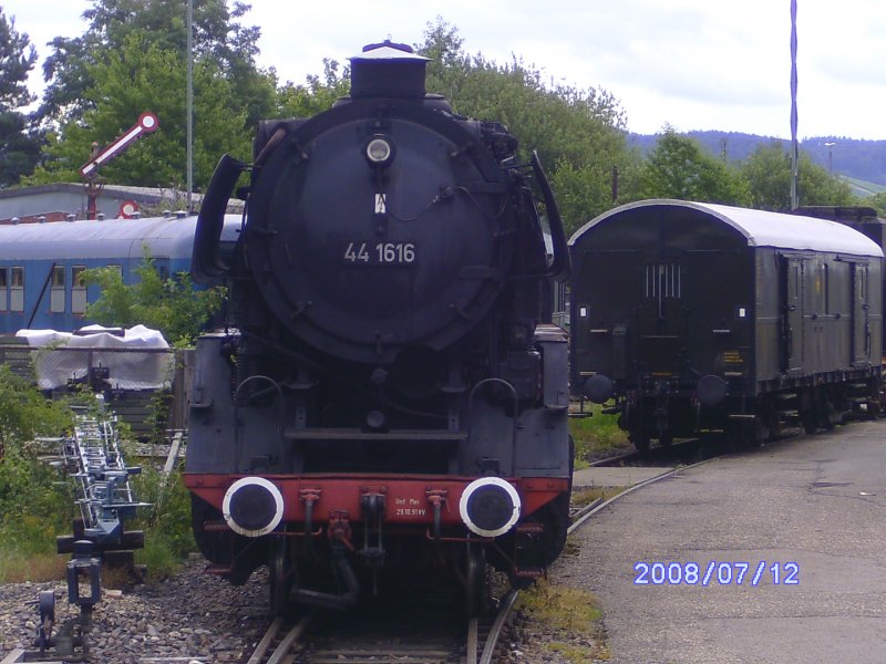 44 1616 steht am 12.7.2008 im Heilbronner Museums BW. 