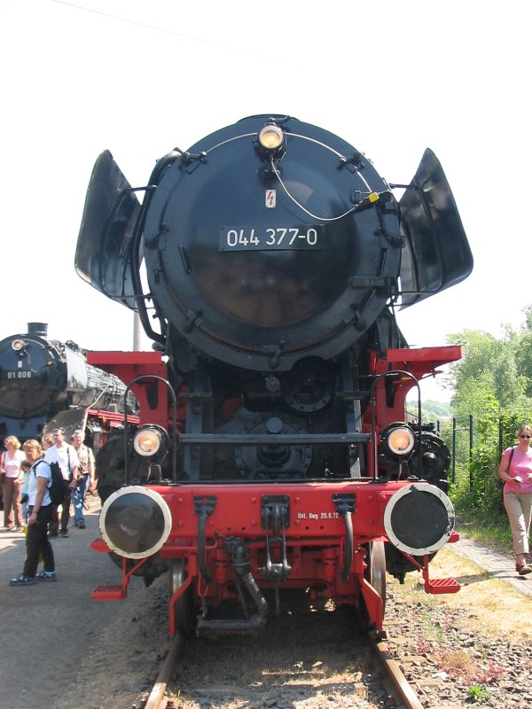 BR 44 377-0, Gesicht des Jumbo am 28.04.2007 in Bochum-Dahlhausen