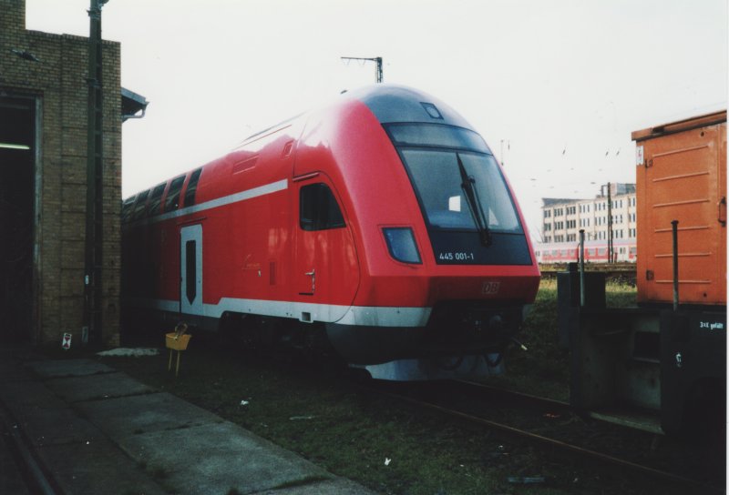 BR 445 001 Leipzig, Berlin station / depot west December