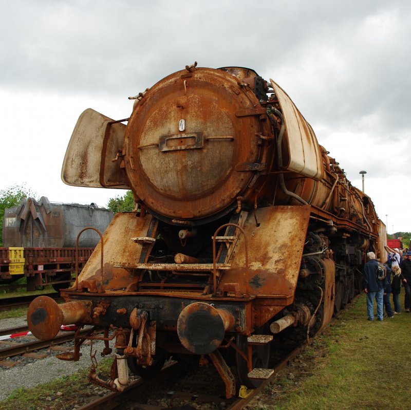A sad picture is that once burnt 45 010 among