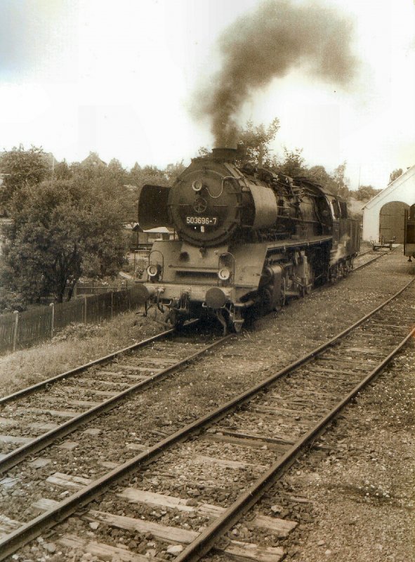 BR 50 in Erfurt-West
um 1988  