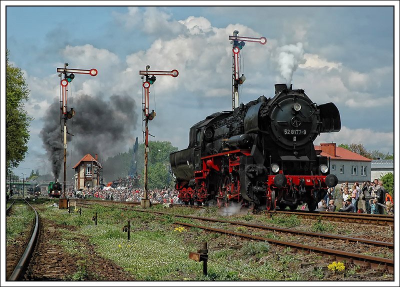 52 8177 came from Germany to the steam engine parade