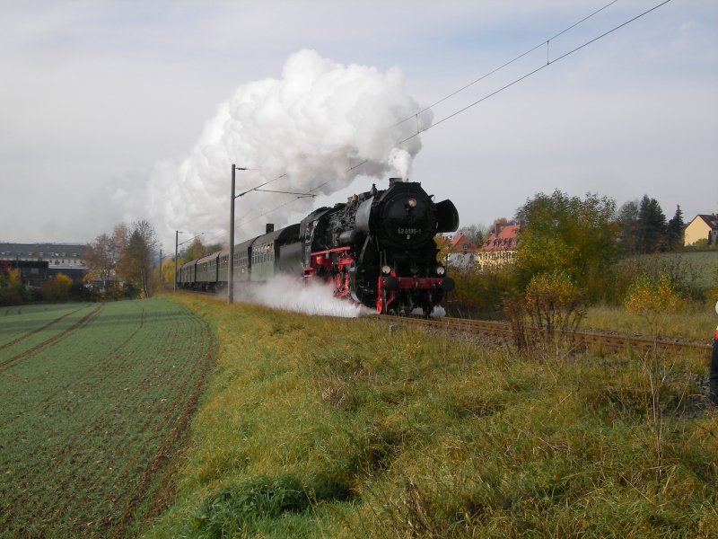 52 8195-1 zum 150 Jahre Jubil�um Werrabahn auf Sonderfahrt nach