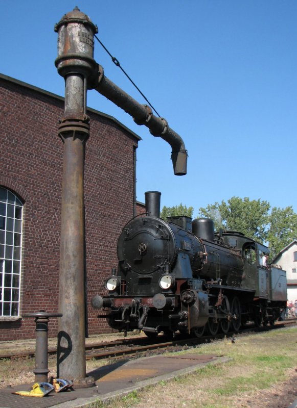 G8 4981 Mainz mit Wasserkran in Darmstadt-Kranichstein 16.09.07 