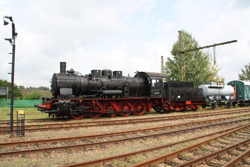 Die ehemals preu�ische G10 57 3297 am 22.08.09 im SEM-Chemnitz-Hilbersdorf.