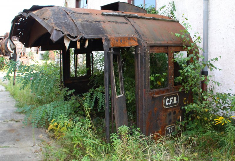 Das F�hrerhaus einer weiteren ex CFL 50 (ehemals preu�ische G10)