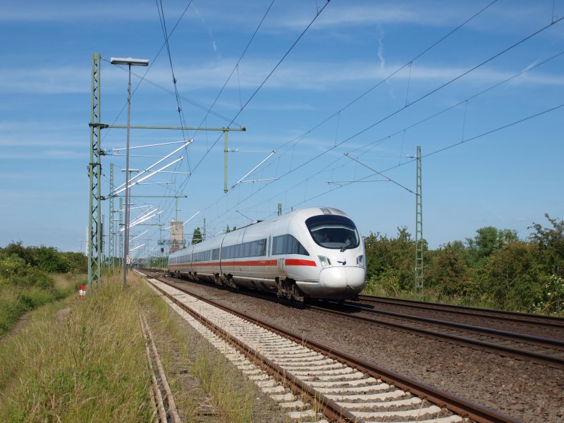 ICE 36 Kopenhagen - Hamburg Hbf passiert am 17.06.09 die
