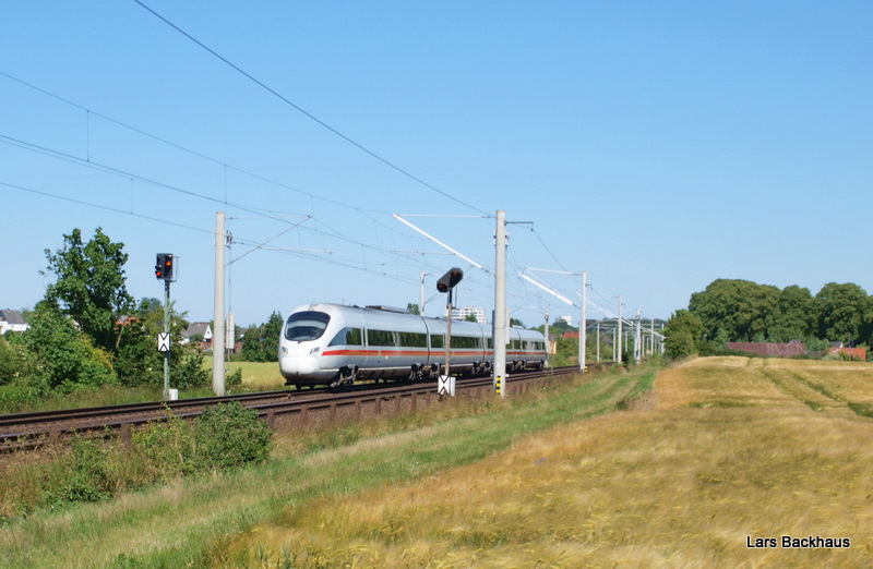 ICE 36 Kopenhagen - Hamburg Hbf wird am 24.06.09 vom