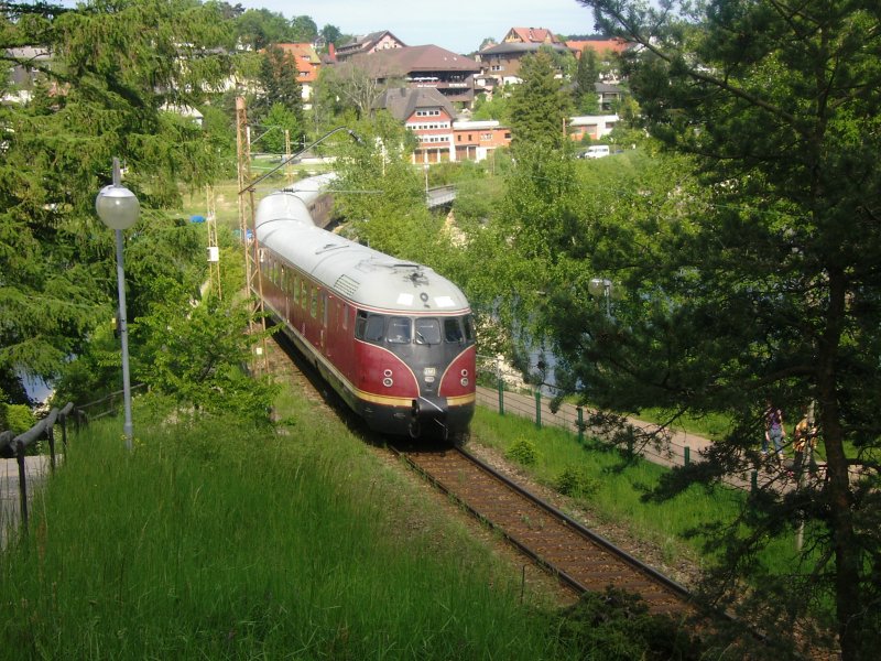 Der Stuttgarter R�ssle verkehrte am Erlebnistag der Dreiseenbahn zwischen Tittisee