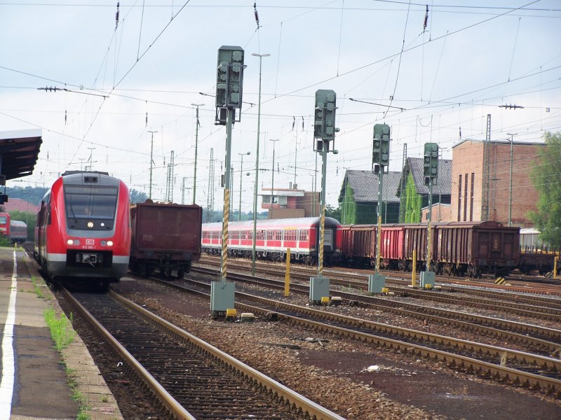 Left a Treibzug the Br.612 to Ulm Hbf and left