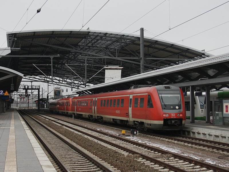 The 612 511 and another on 21/02/2009 in Erfurt Hbf