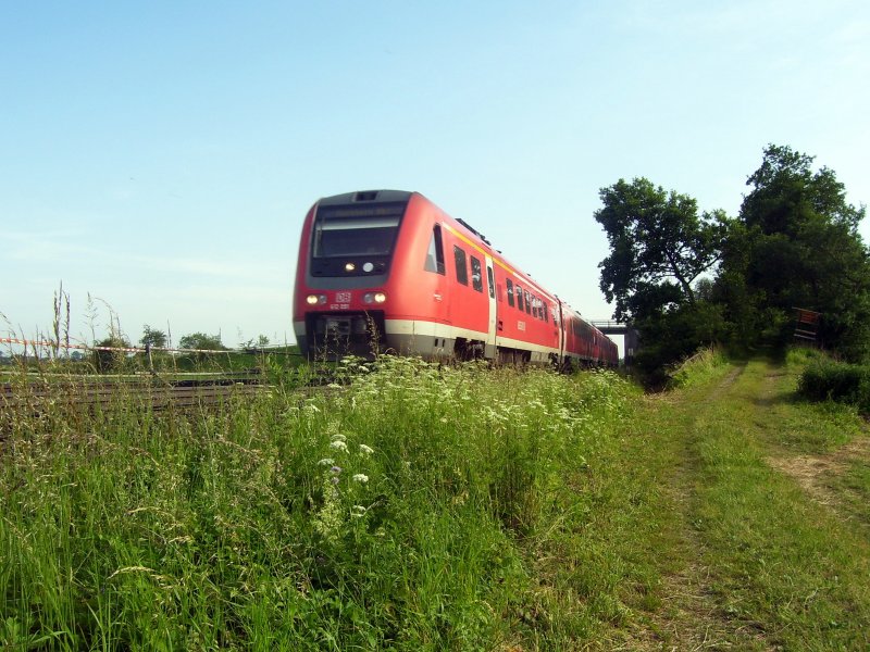VT 612 on 15/06/2009 at Buchloe (automatically translated, Powered by