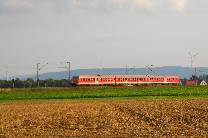 614 015 on farewell tour at Lüdersen (automatically translated, Powered
