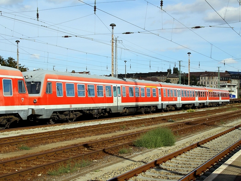 In long rows of parked 614er posts Cottbus. Here, it