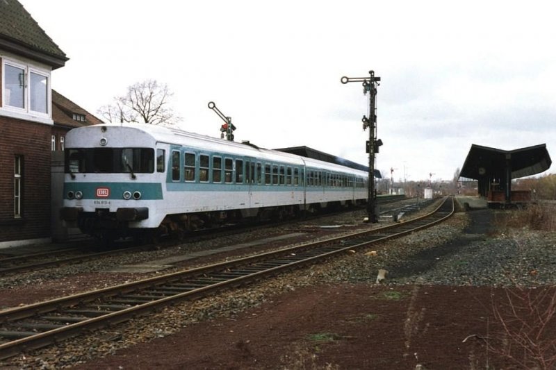 634 613-4/924 414-6/624 671-4 mit Nahverkehrszug 7077 Gronau-M�nster auf Bahnhof