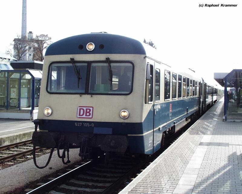 627 105-0 des BW Kempten aus der zweiten Vorserie im