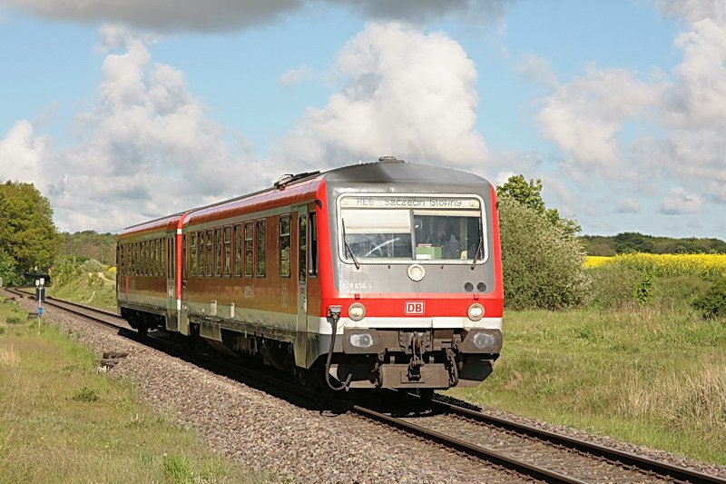 RE6 mit 628 656 von L�beck nach Szczecin Glowny hier