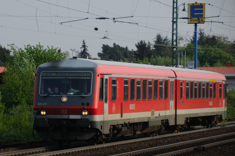  Dienstfahrt mit freundlichem Gru�... (Auerbach, Mai 2009). 
