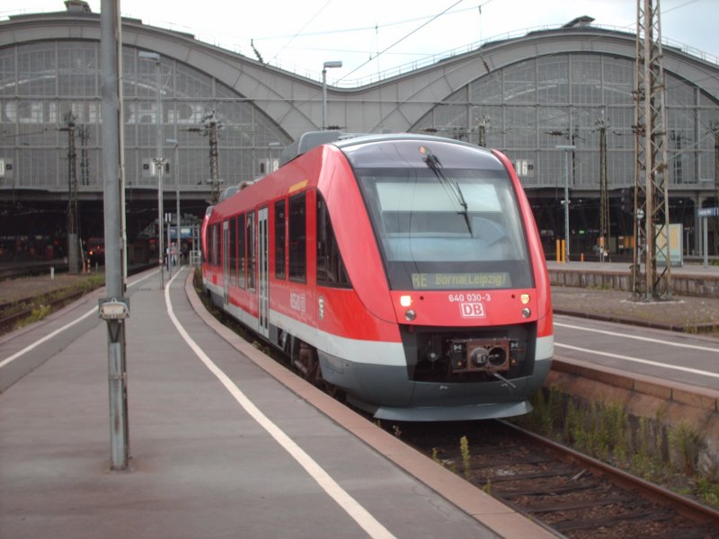 640 030-3 mit eine andere 640 am 21.07.2007 als RE