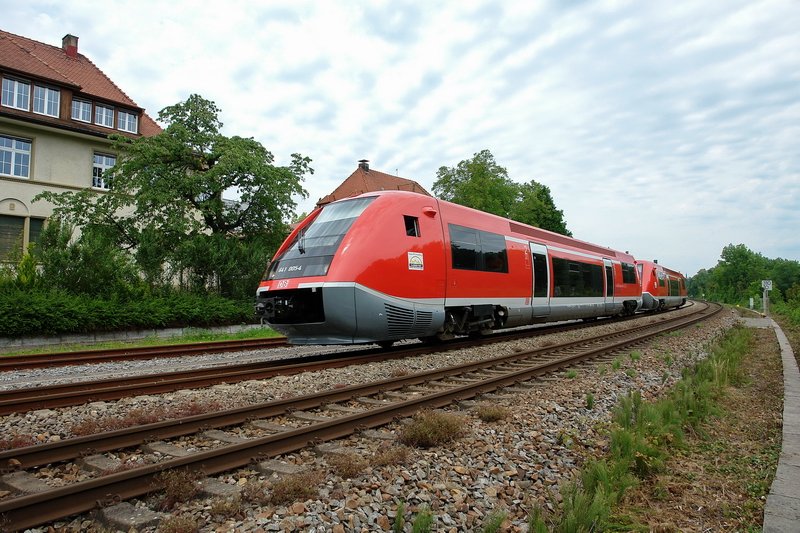 BR 641005-4. Just minutes after the regional train to Lauchringen