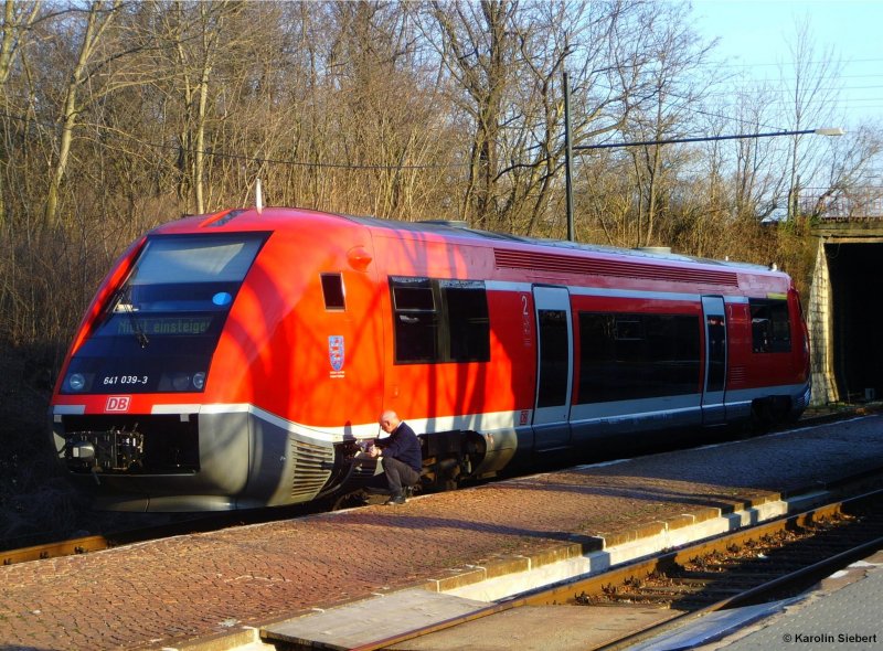 641 039 in S�mmerda wird noch einmal �berpr�ft und kann