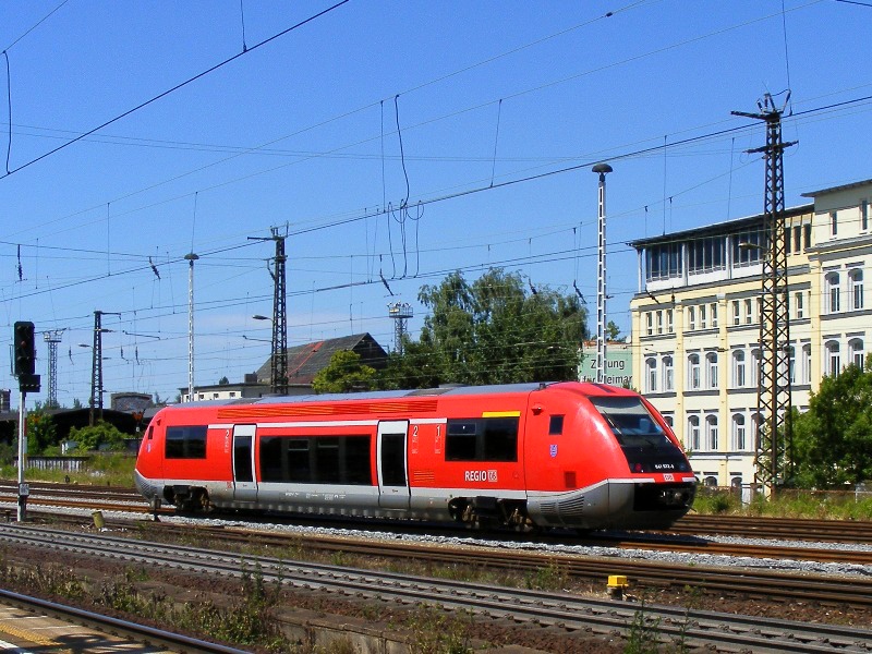 641 032-8 wird am 13.6.2009 in Weimar bereitgestellt. 