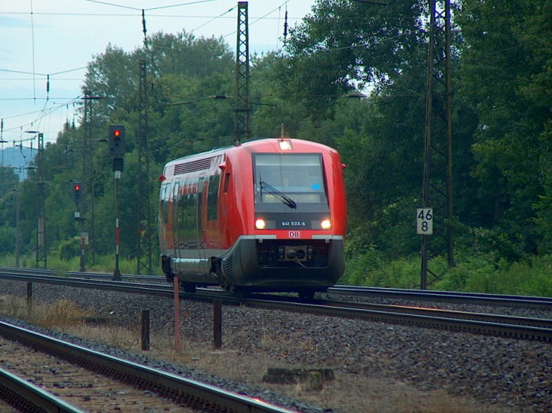 DB 641 033-6 als RB 16071 aus S�mmerda, bei der