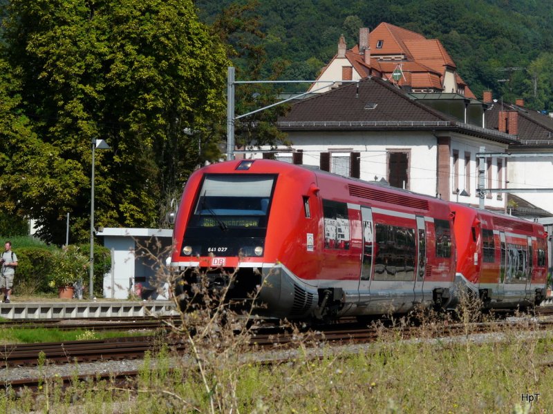 DB - Triebz�ge 641 027 + 641 ... unterwegs nach