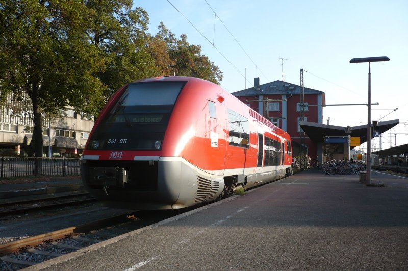 Am Morgen des 3.10.09 fand ich die abgestellte 641 011