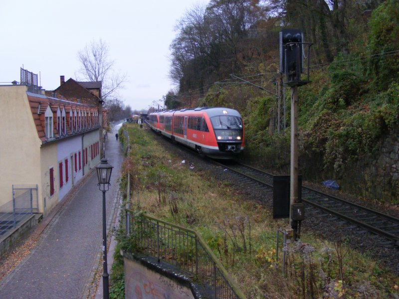 642047-5 and 642141-6 as RB to Leipzig Central Station on