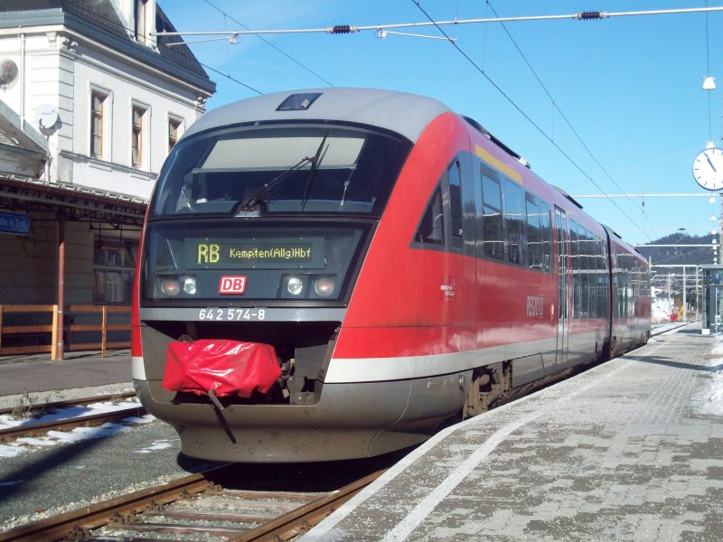 A rail bus (so called in the workshop Kemptner the
