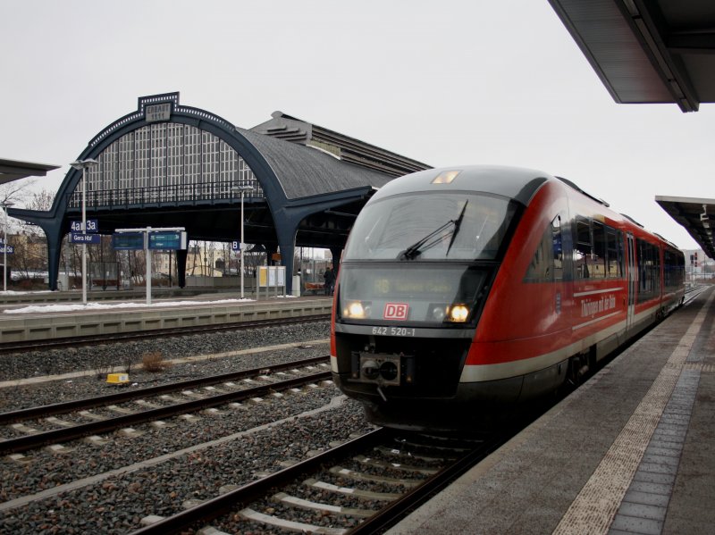 Of 642 520 on 22/02/2009 in Gera Hbf (automatically translated,