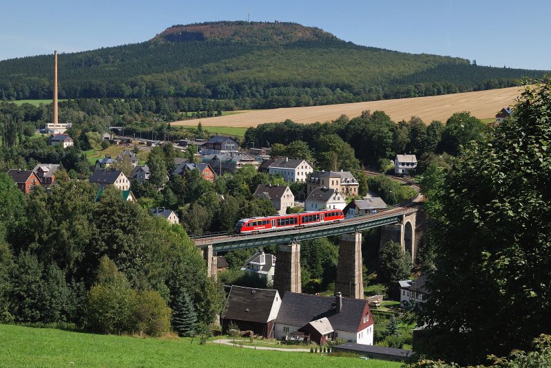 642 xxx mit RB 30818 in Cranzahl (24.08.2009) 