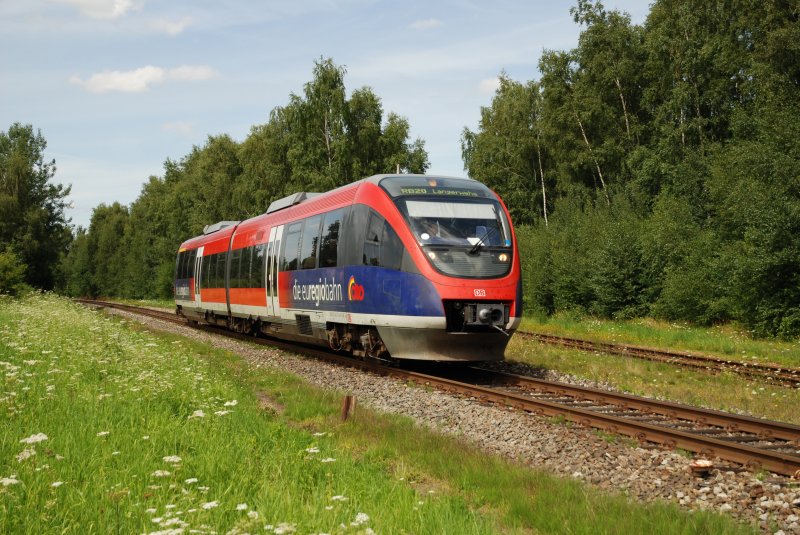 Euregio Bahn 643 714-8 Kerkrade Niederlande 31 juli 2009