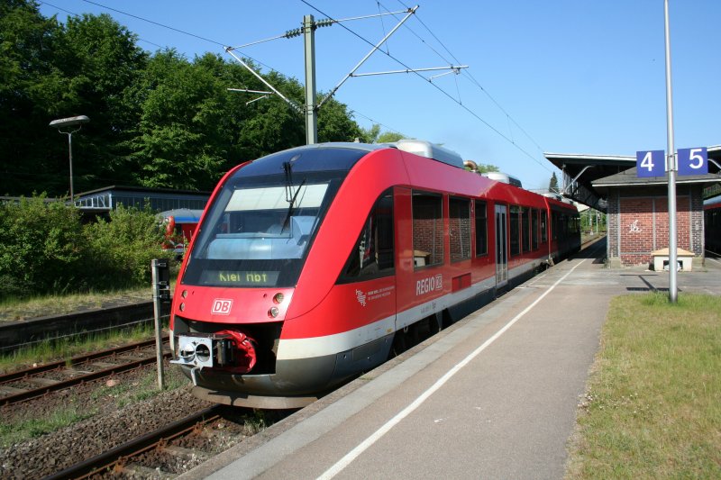 DB 648 005-7 am 15.5.2008 in Flensburg. 