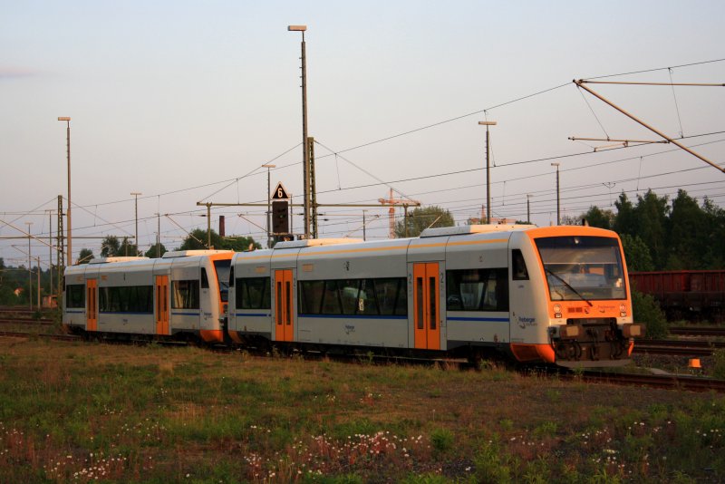 Im letzten Tageslicht verlassen VT 3.01 Luisa und VT 3.03