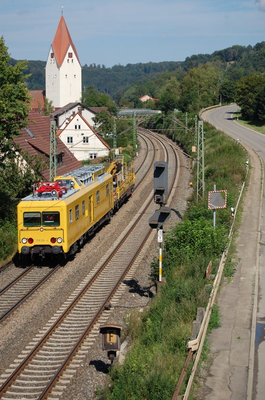 708 306-6 fuhr am 24.08.07 durch Lonsee an der Filsbahn