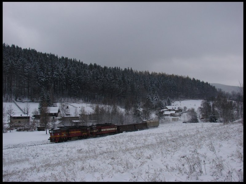 753 141-1 + 753 006-6 am 22.11.2008 in Oldrichov v
