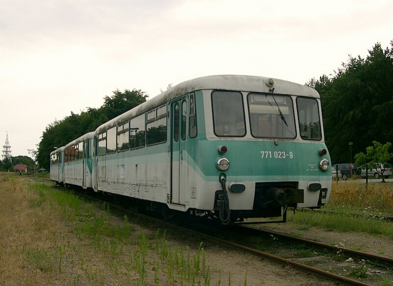Auch bei der Usedomer B�derbahn wurden mit Ablieferung neuer Triebwagen