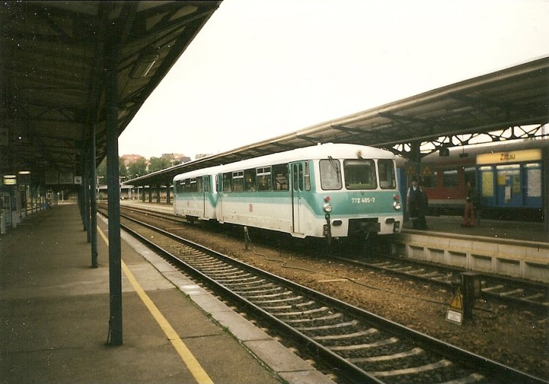 Der G�rlitzer Ferkeltaxe 772 405 nach seiner Ankunft im September