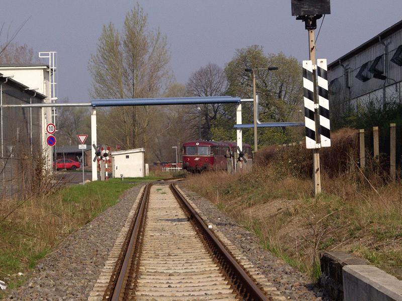 Ausfahrt in Dessau-Waldersee.  