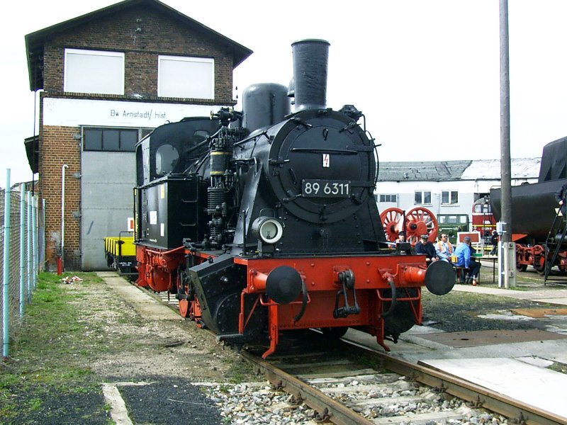 89 6311 im BW Arnstadt zu Ostern 2006. 