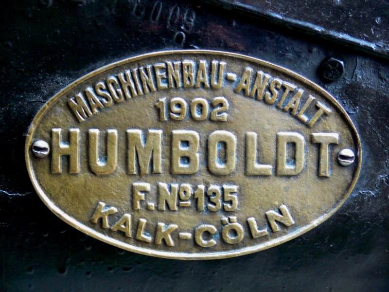 Fakrikschild von Lok 89 6009.  