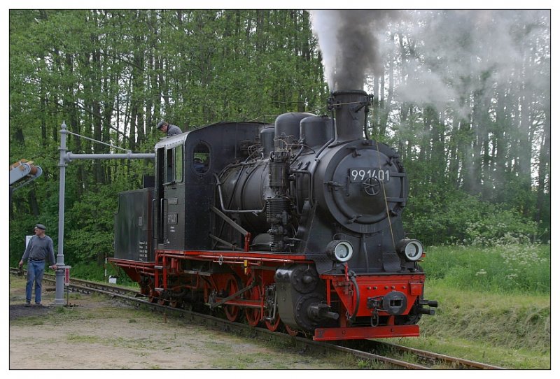 Locomotive 20 of the Mansfeld mining train here than 99