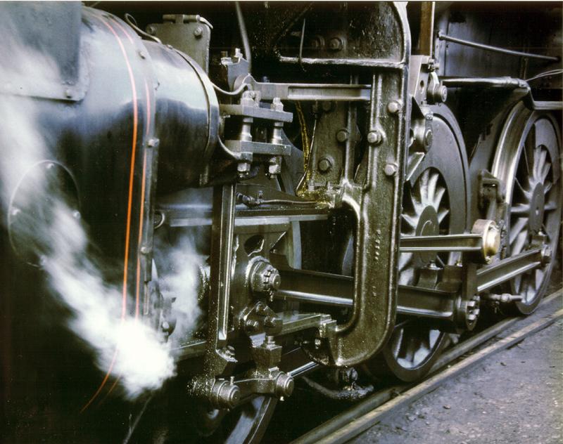 BR Fahrwerk und Steuerung der class 4MT 2-6-0 Baujahr 1953