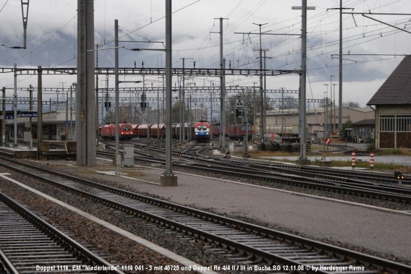 Small Situation overview yesterday in the freight station Buchs SG: