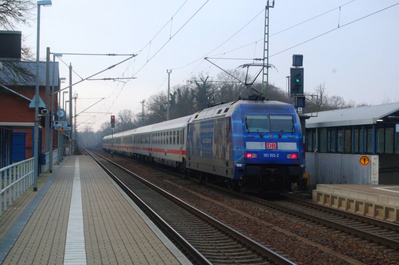 101 102 durchf�hrt am 15.12.08 mit einem IC nach Leipzig