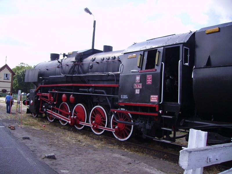 Eine Ty 43 beim BW Wolsztyn. (August 2008) 
