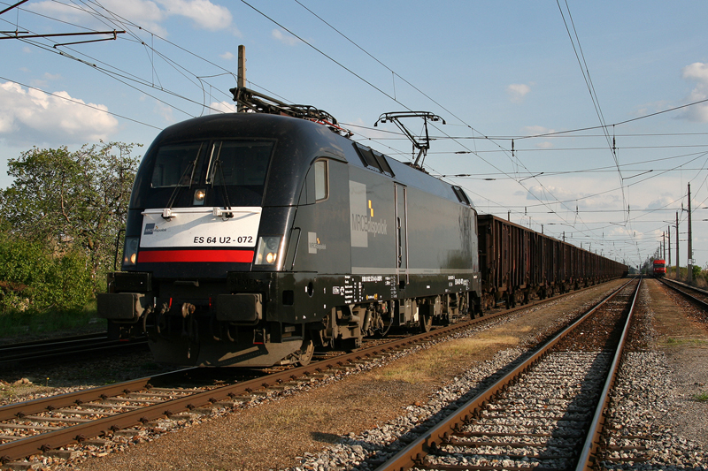 19.4.09 W�hrend der Sperre auf der Summerauer Bahn kam das